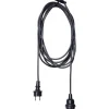 Star Trading Sladdställ E27 Flex Outdoor 2,5m Svart IP44* Utomhusdekorationer|Taklampor Utomhus