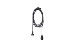 Sladdställ E27 5m Svart IP44