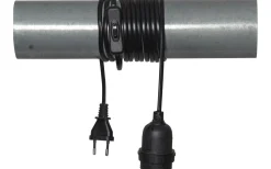 Sladdställ Med Sockel<Star Trading Sladdställ E27 med brytare 3,5m Svart