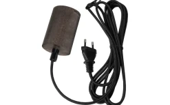 Star Trading Sladdställ E27 Slim 3,5m Brun/Svart* Sladdställ Med Sockel