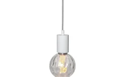 Star Trading Sladdställ E27 Slim 3,5m Vit/Grå* Sladdställ Med Sockel