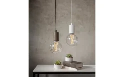 Star Trading Sladdställ E27 Slim 3,5m Vit/Grå* Sladdställ Med Sockel