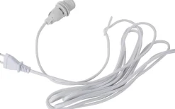 Star Trading Sladdställ Lacy E14 Textilkabel 3,5m Vit* Visa Alla Julstjärnor|Julstjärnor Utan Sladd