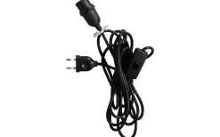 PR Home Sladdställ plast 3,5m med brytare E14 Svart* Sladdställ Med Sockel