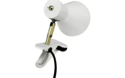 Klämlampor<Dyberg Larsen Sleep Klämlampa Blank Pärlvit/Antikmässing