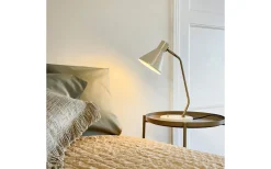 Dyberg Larsen Sleep Skrivbordslampa 43cm Vit/Mässing* Skrivbordslampor