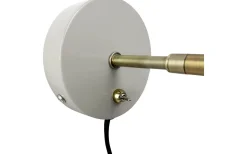 Läslampor<Dyberg Larsen Sleep Vägglampa Blank Beige/Antikmässing