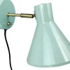 Läslampor<Dyberg Larsen Sleep Vägglampa Blank Mint/Antikmässing