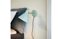 Läslampor<Dyberg Larsen Sleep Vägglampa Blank Mint/Antikmässing