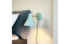 Läslampor<Dyberg Larsen Sleep Vägglampa Blank Mint/Antikmässing