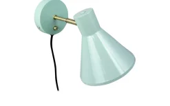 Läslampor<Dyberg Larsen Sleep Vägglampa Blank Mint/Antikmässing