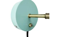 Läslampor<Dyberg Larsen Sleep Vägglampa Blank Mint/Antikmässing