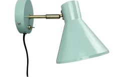 Läslampor<Dyberg Larsen Sleep Vägglampa Blank Mint/Antikmässing