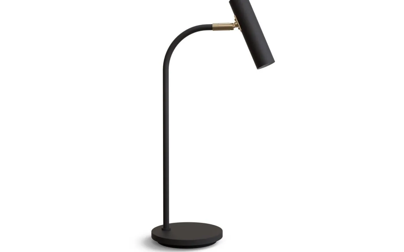 Slender Bordslampa 54cm Svartstruktur/Mässing