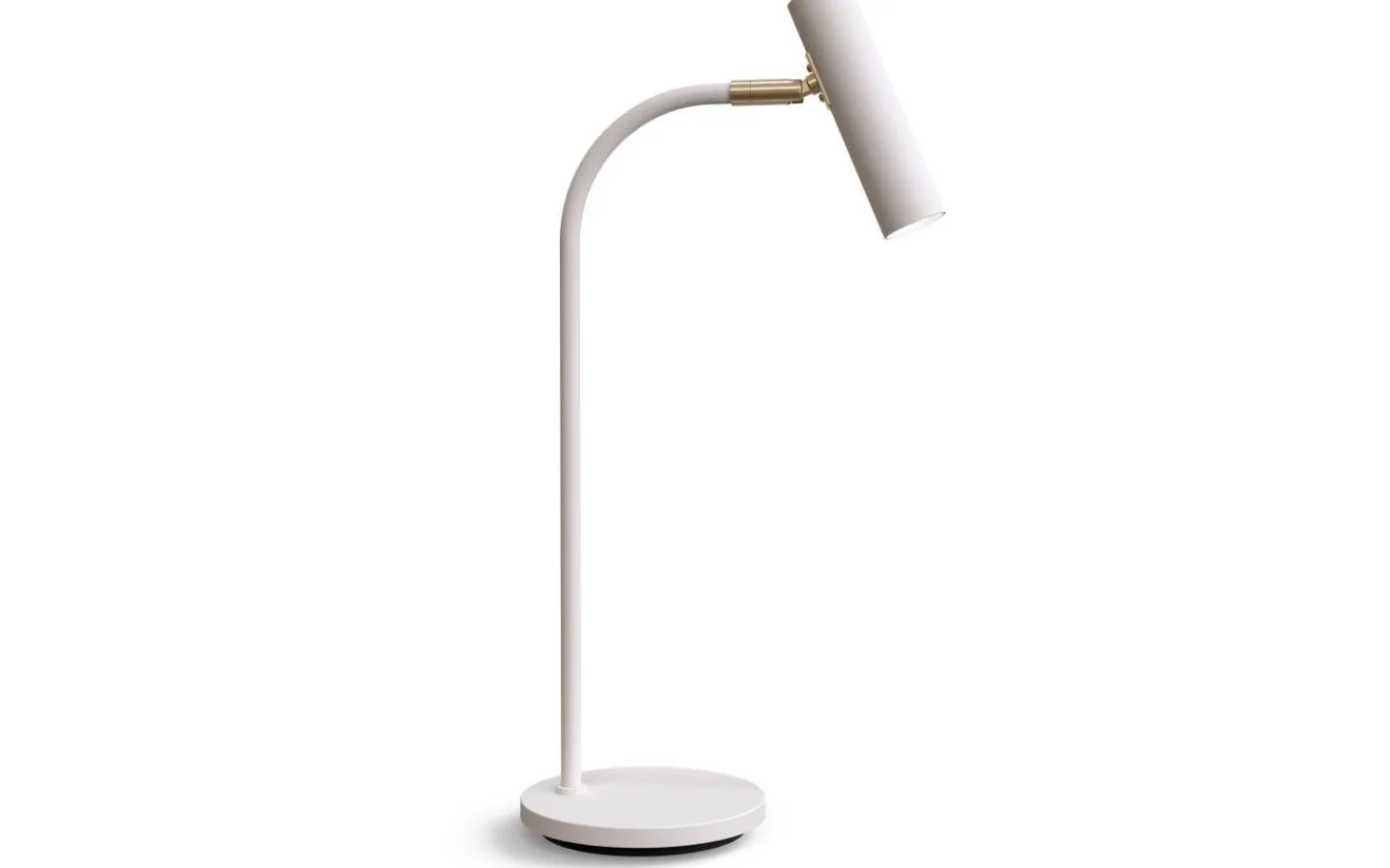 Skrivbordslampor<Belid Slender Bordslampa 54cm Vitstruktur/Mässing