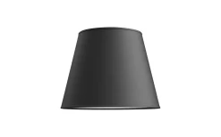 Belid Slender Lampskärm Ø34cm Linne Svart* Enfärgade Runda Lampskärmar