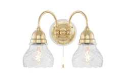 Karlskrona Lampfabrik Slipad klockskärm 60/130 - Klart rutslipat kristallglas* Reservglas Och Reservdelar