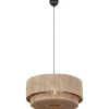Stora Taklampor Ø50-69 Cm<Trio Lighting Smilla Takpendel 1-st 60cm E27 naturfärg/jute