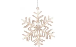 Konstsmide Snöflinga 30cm Varmvit* Julpynt Inomhus