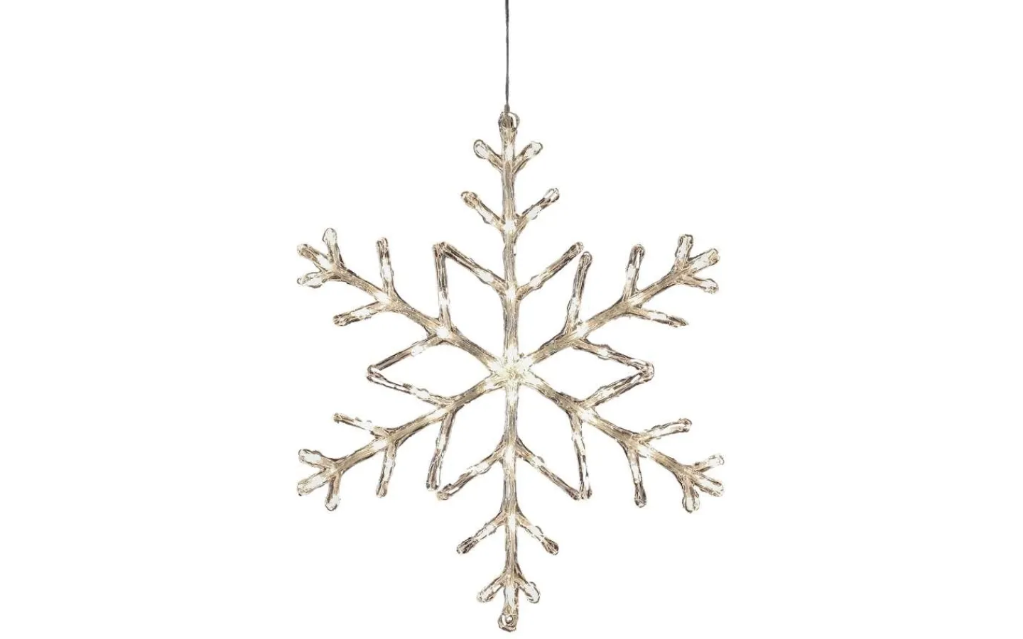 Julpynt Utomhus<Konstsmide Snöflinga 60cm Varmvit IP44