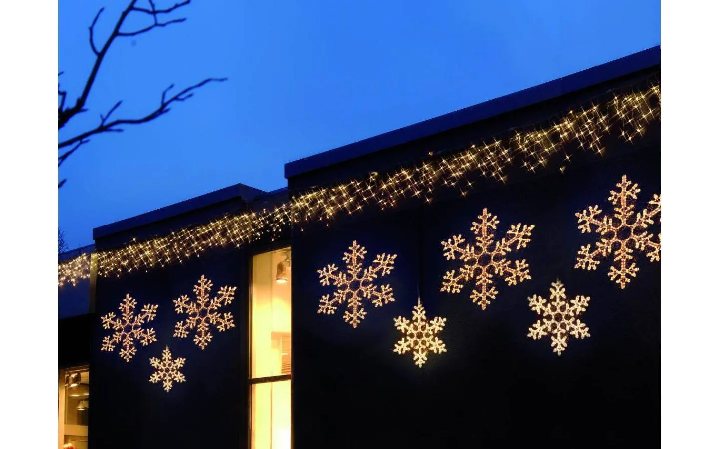 System Led Startrading<Star Trading Snöflinga System LED 50cm IP44