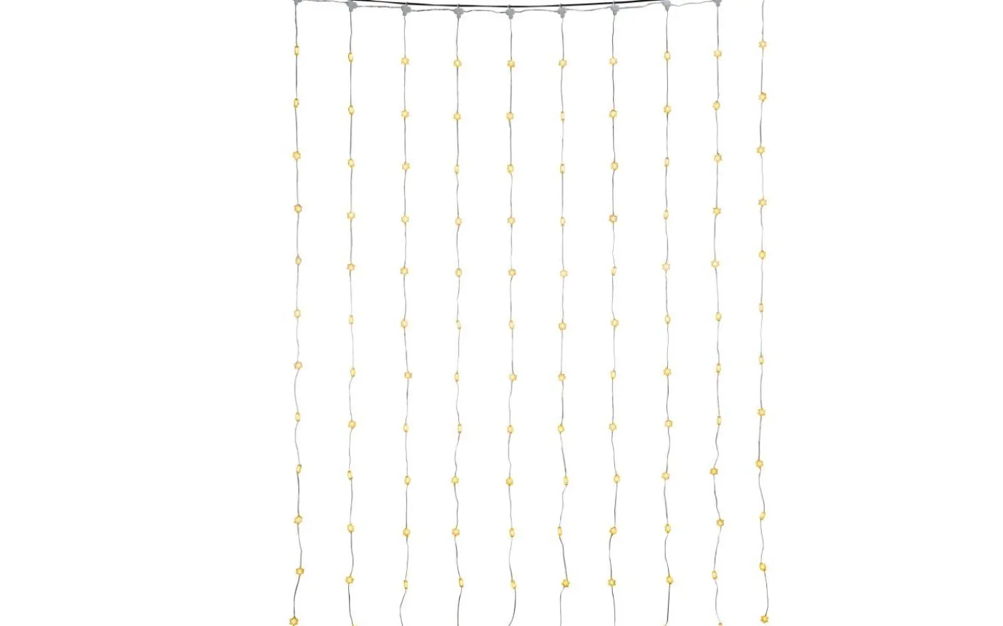 Ljusgardiner Och Istappsslingor<Konstsmide Snöglans Gardinslinga 135x180cm Amber LED transparenta snöflingor USB