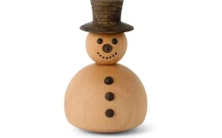 Spring Copenhagen Snögubbe The Snowman Small Trädekoration 9,4cm Bok/Ek* Trädekorationer|Inredning Jul