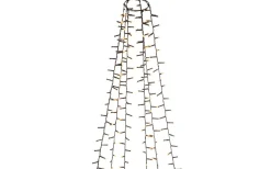 Julgransbelysning<Konstsmide Snömagi Julgransslinga 2,4m Cluster Amber LED IP44