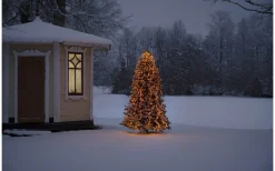 Julgransbelysning<Konstsmide Snömagi Julgransslinga 2,4m Cluster Amber LED IP44