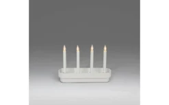 Visa Alla Adventsljusstakar|Adventsljusstakar 0-30 Cm<Konstsmide Snöängel Adventsljusstake 23cm Vit