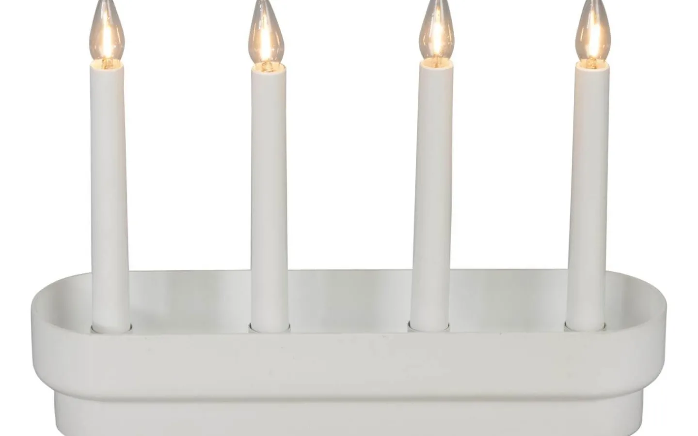 Visa Alla Adventsljusstakar|Adventsljusstakar 0-30 Cm<Konstsmide Snöängel Adventsljusstake 23cm Vit