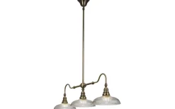 Avlånga Taklampor<Cottex Snooker Taklampa 107cm Antik/Glas