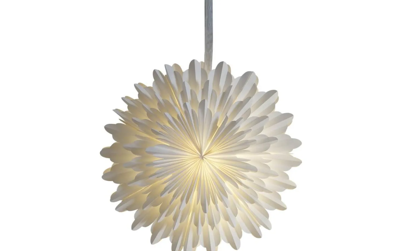 Snow Julstjärna 53cm Vit