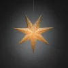 Visa Alla Julstjärnor|Julstjärnor Med Sladd<Konstsmide Snow Julstjärna 60cm Vit/Guld