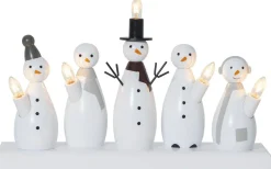 Star Trading Snowman Ljusstake 33cm Vit* Visa Alla Adventsljusstakar|Adventsljusstakar 31-60 Cm