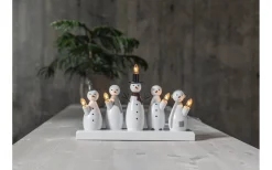 Star Trading Snowman Ljusstake 33cm Vit* Visa Alla Adventsljusstakar|Adventsljusstakar 31-60 Cm