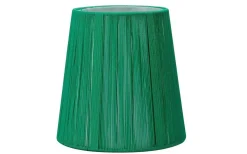 Enfärgade Runda Lampskärmar<Oriva Snöre Lampskärm Ø17cm Jade grön