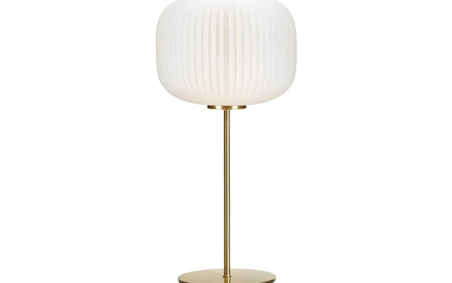 Sovrum|Bordslampor<Markslojd Sober Bordslampa 50cm Vit/Mässing