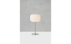 Bordslampor<Markslojd Sober Bordslampa 50cm Vit/Satinnickel