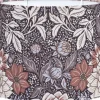 PR Home Sofia Lampskärm Ø25cm Dahlia Brun* Mönstrade Lampskärmar