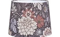 PR Home Sofia Lampskärm Ø20cm Dahlia Brun* Mönstrade Lampskärmar