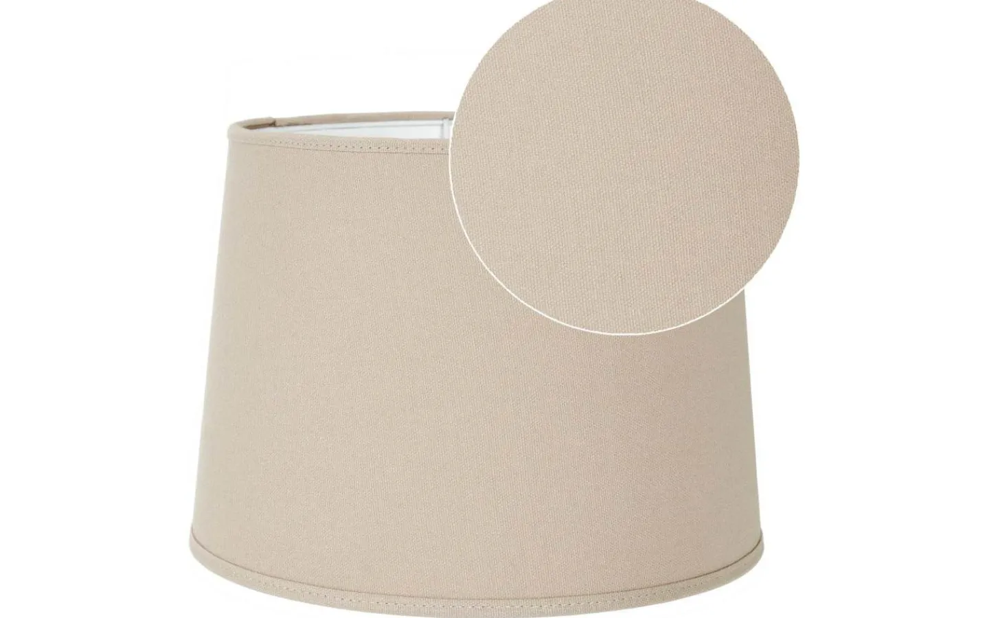 Enfärgade Runda Lampskärmar<PR Home Sofia Lampskärm Ø25cm Franza Beige