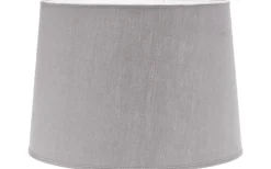 Enfärgade Runda Lampskärmar<PR Home Sofia Lampskärm Ø35cm Lin Grå
