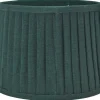 Sofia Lampskärm Ø25cm Plissé Skogsgrön