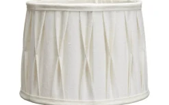 PR Home Sofia Lampskärm Ø30cm Plissé Stygn Offwhite* Plisserade Lampskärmar