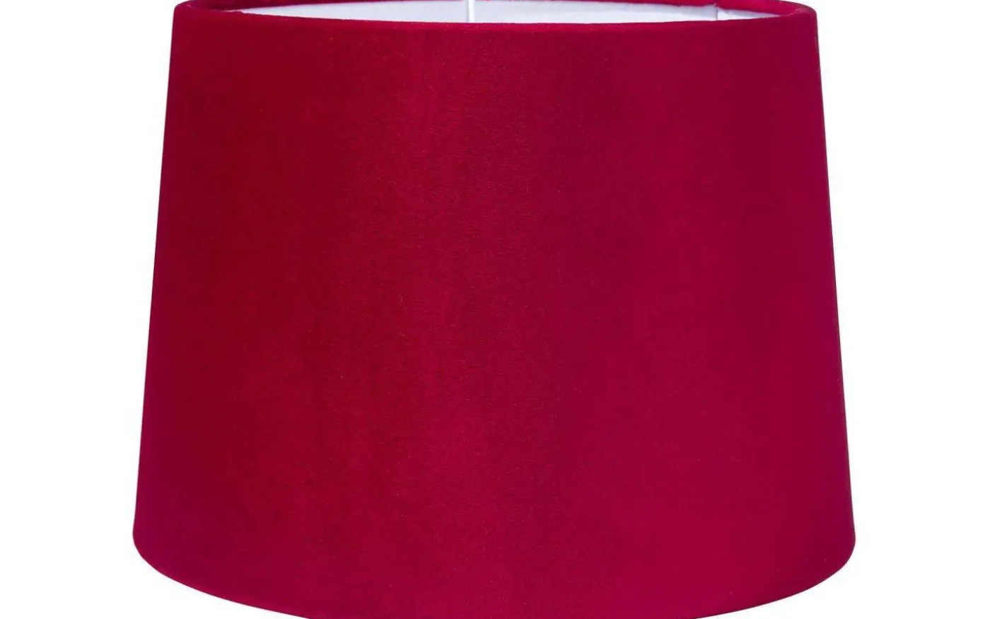 Sofia Lampskärm Ø25cm Sammet Klarröd