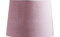 Enfärgade Runda Lampskärmar<PR Home Sofia Lampskärm Ø40cm Sammet Klarrosa