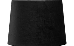 PR Home Sofia Lampskärm Sammet Ø25cm Svart* Enfärgade Runda Lampskärmar