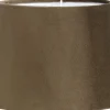 Enfärgade Runda Lampskärmar<PR Home Sofia Lampskärm Sammet Ø20cm Brun