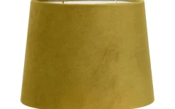 PR Home Sofia Lampskärm Sammet Ø20cm Senap* Enfärgade Runda Lampskärmar